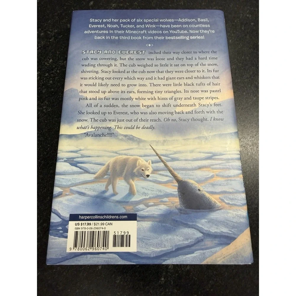 Wild Rescuers Complete Hardcover Set 1-4 Stacy Plays Minecraft‎ Adventure Books